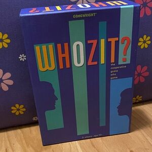 NEW🌈 Gamewright Whozit? Cooperative guess who Game adult